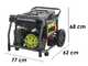 Pramac WX 6250 ES  - 6.1 kW Wheeled Power Generator with AVR - DC 5.5 kW Three-phase